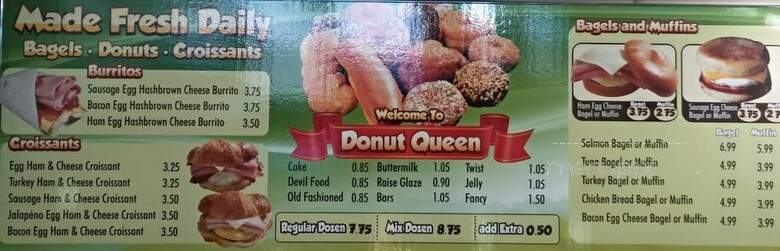 Donut Queen - San Dimas, CA menu_pic