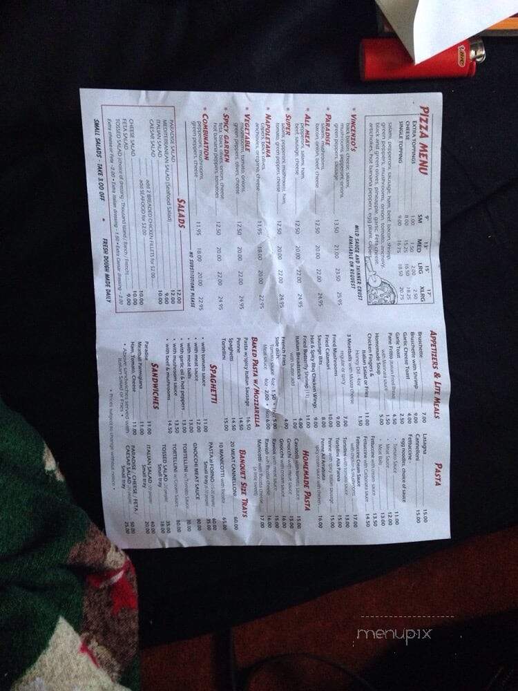 Paradise Restaurant & Lounge - Winnipeg, MB menu_pic