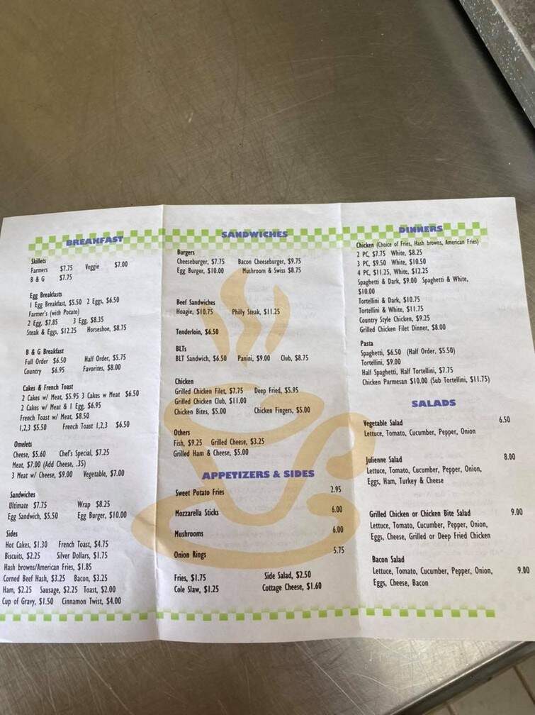 New Chalet Restaurant - Ottawa, IL menu_pic