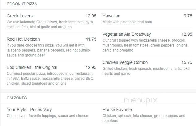 Broadway House Of Pizza - Chelsea, MA menu_pic