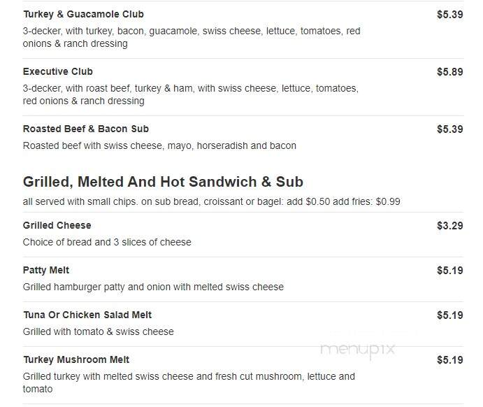 Cafe Copper Top - Atlanta, GA menu_pic