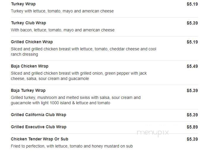 Cafe Copper Top - Atlanta, GA menu_pic