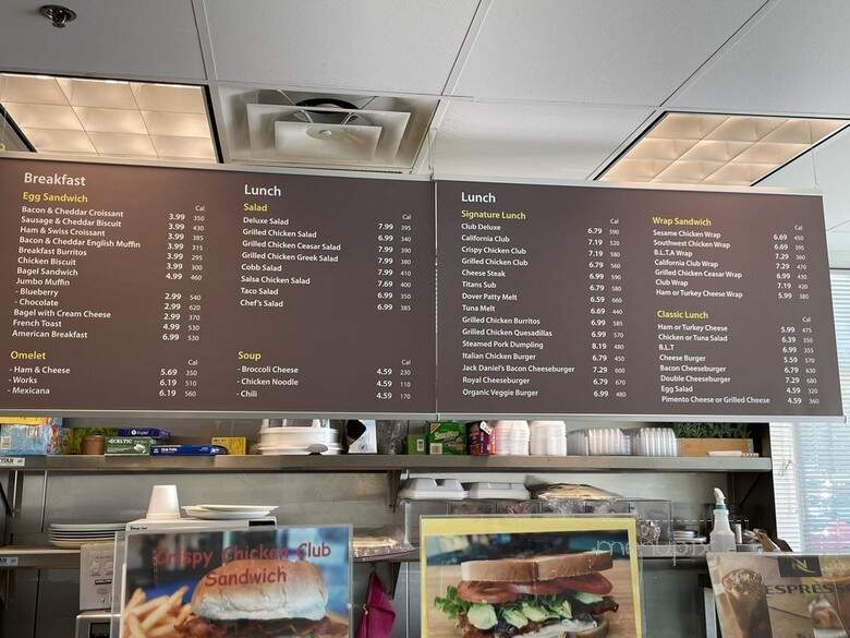 Dover Deli - Franklin, TN menu_pic