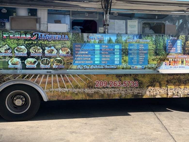 Penas Taqueria - Lodi, CA menu_pic