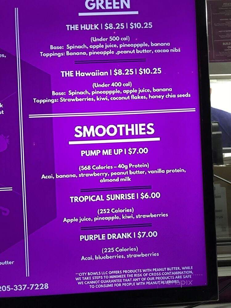 City Bowls - Birmingham, AL menu_pic