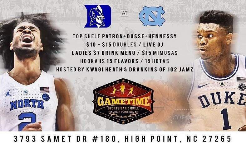 Gametime Sports Bar & Grille - High Point, NC