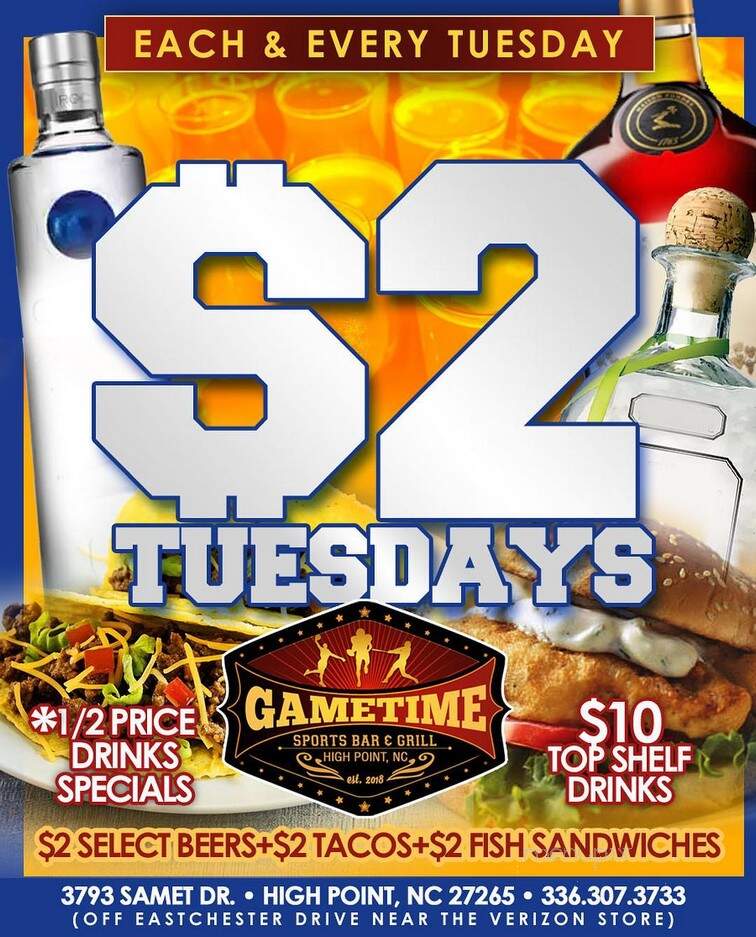 Gametime Sports Bar & Grille - High Point, NC