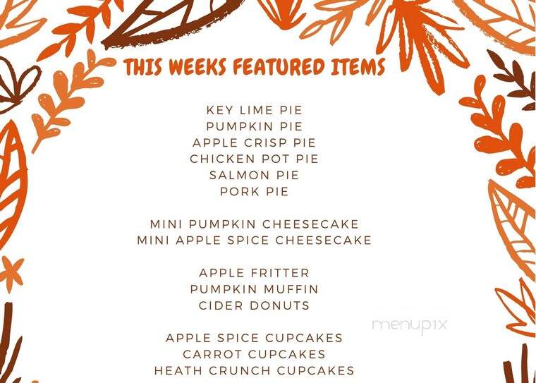 Sweet Cakes Bake Shop - Lewiston, ME menu_pic