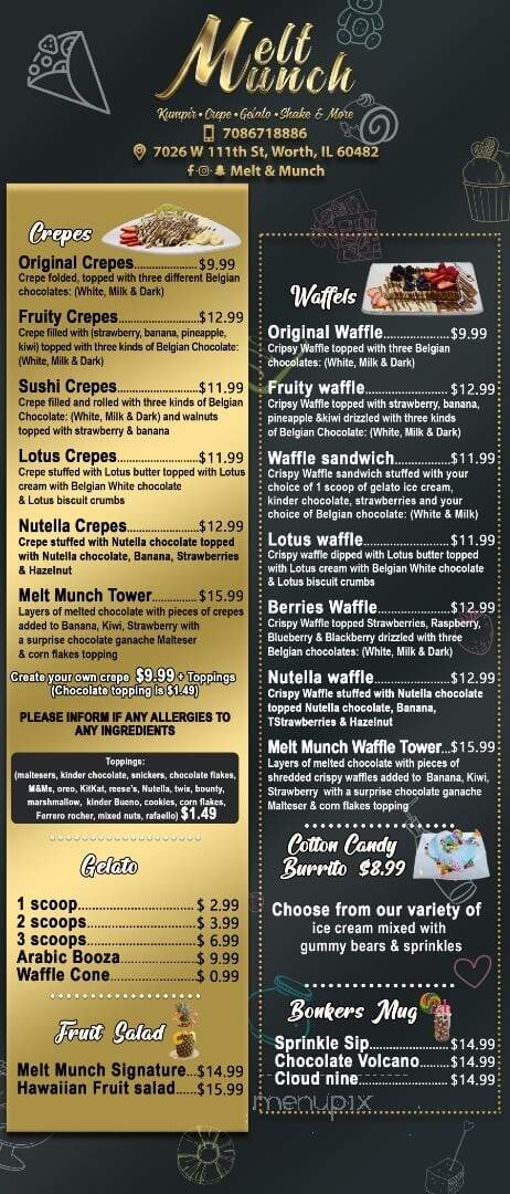 Melt Munch - Worth, IL menu_pic