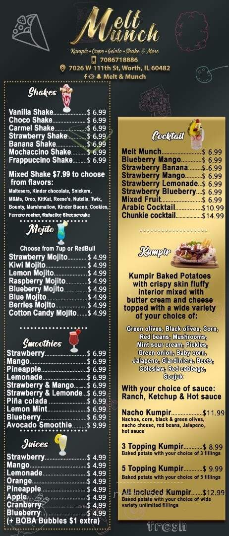 Melt Munch - Worth, IL menu_pic