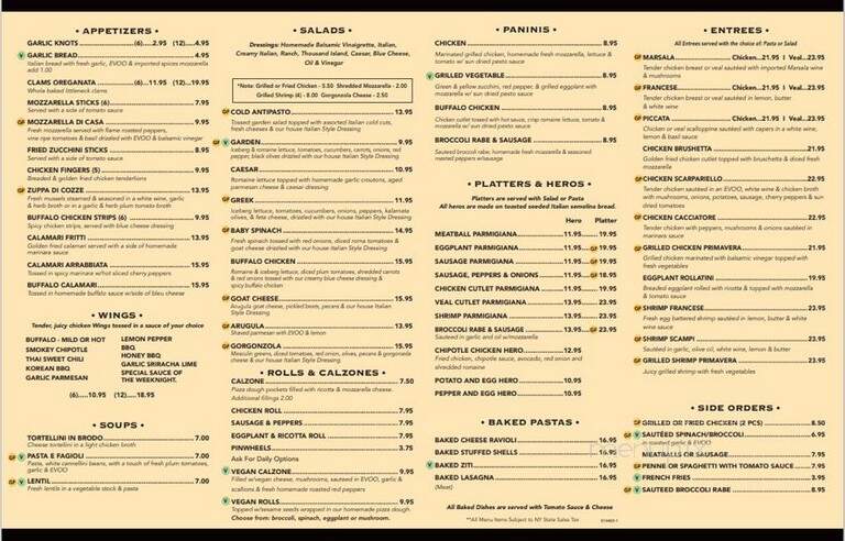Red Volpe - Bethpage, NY menu_pic