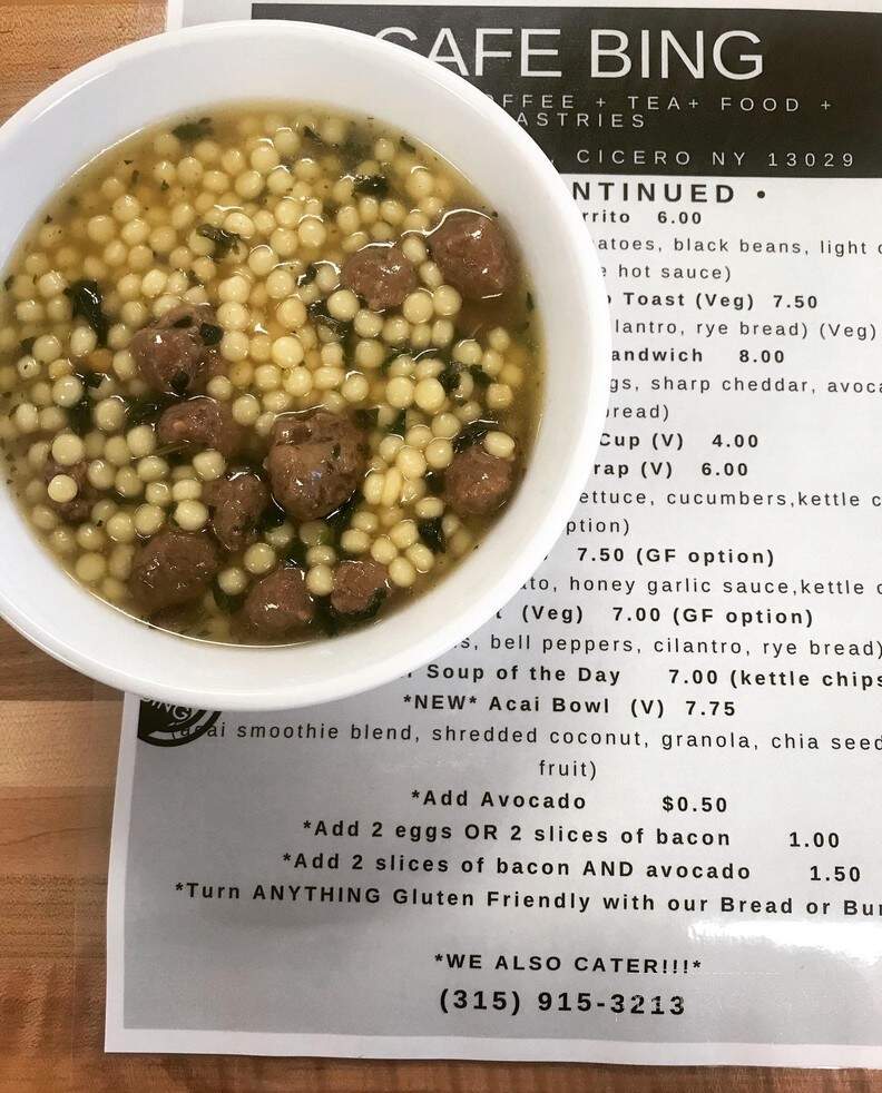 Cafe Bing - Cicero, NY menu_pic