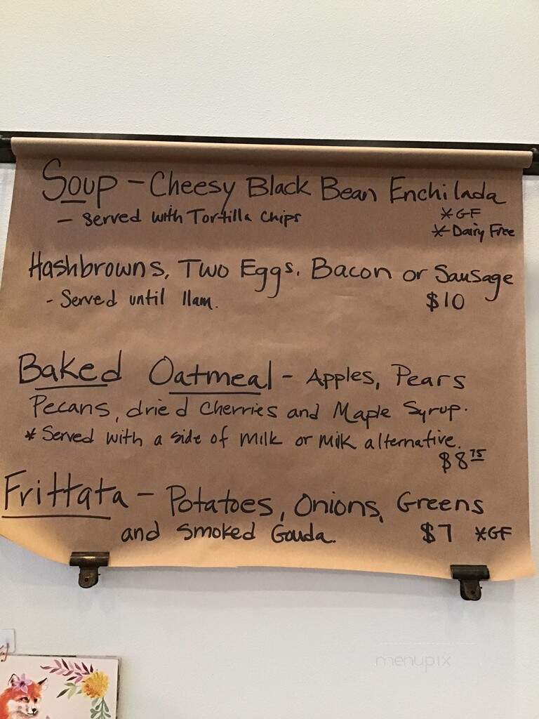The Blythe Cricket - Joseph, OR menu_pic