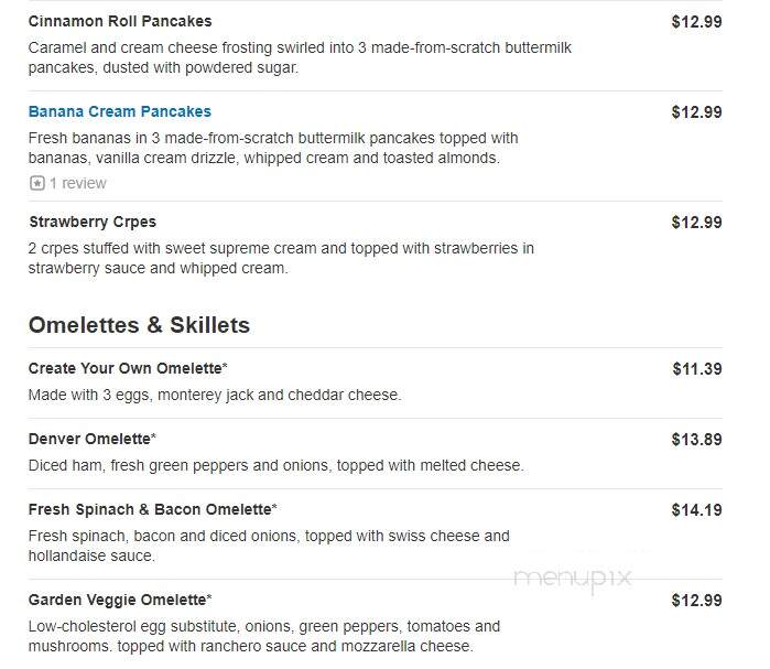 The Village Inn - Maple Grove, MN menu_pic