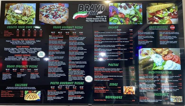 Bravo Pizza Plus SLO - San Luis Obispo, CA menu_pic