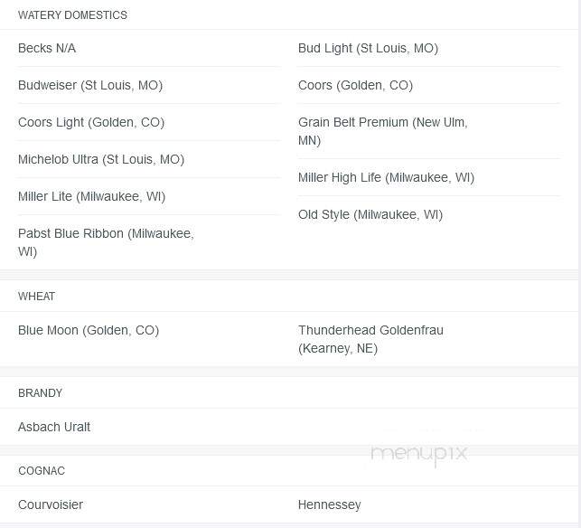 Slowdown - Omaha, NE menu_pic