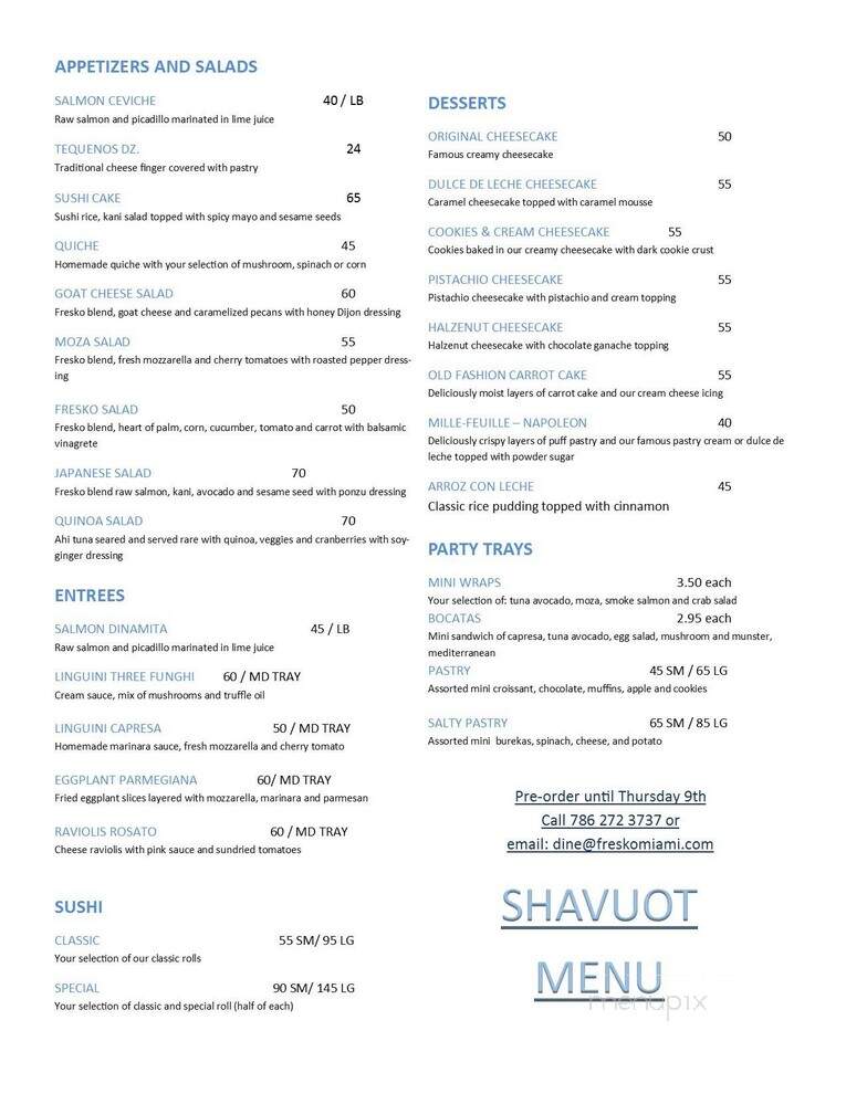 Rustiko - Surfside, FL menu_pic
