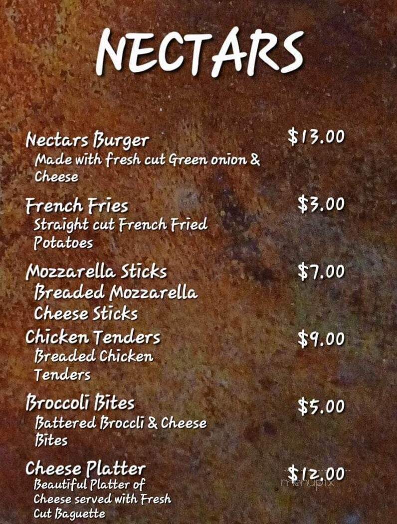 Nectars Wine Bar - Orchard Lake, MI menu_pic