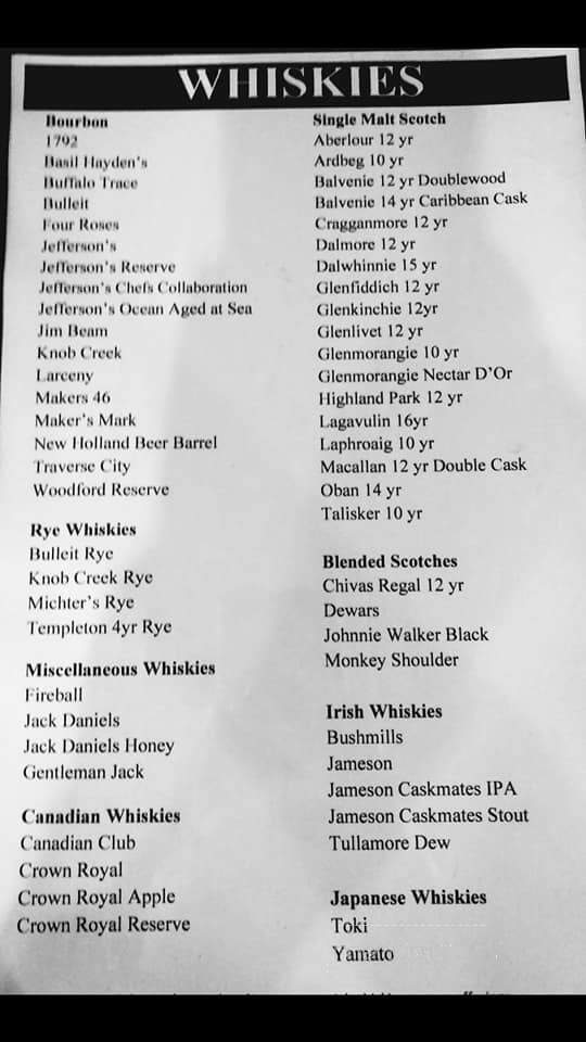Nectars Wine Bar - Orchard Lake, MI menu_pic