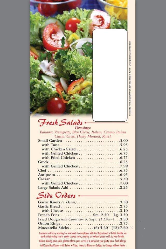 Sal's & Mal's Pizzeria - Foxborough, MA menu_pic