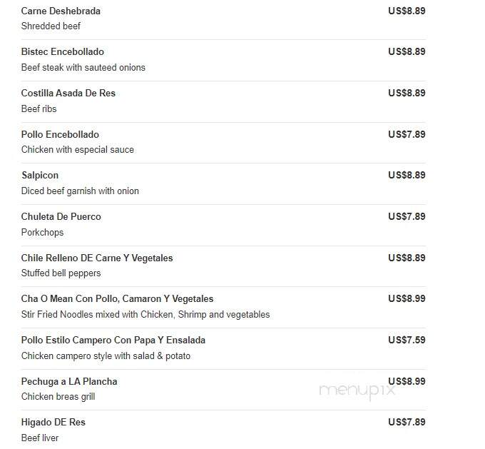 Sauceno Pupuseria Y Taqueria - Houston, TX menu_pic