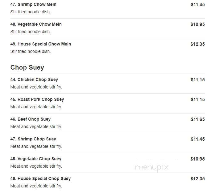 Joy Luck Garden - New Smyrna Beach, FL menu_pic