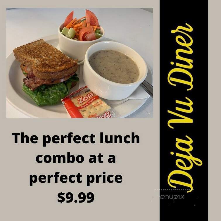 Deja Vu Diner - Orangeville, ON menu_pic