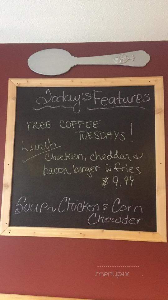 Deja Vu Diner - Orangeville, ON menu_pic