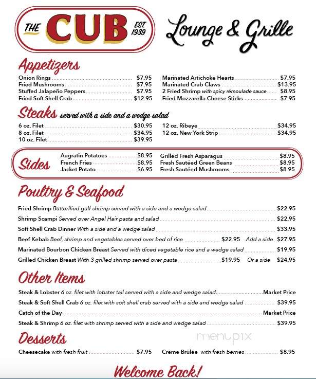 Cub Restaurant - Shreveport, LA