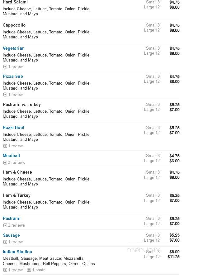 Avenue No 3 Pizza & Subs - Long Beach, CA menu_pic