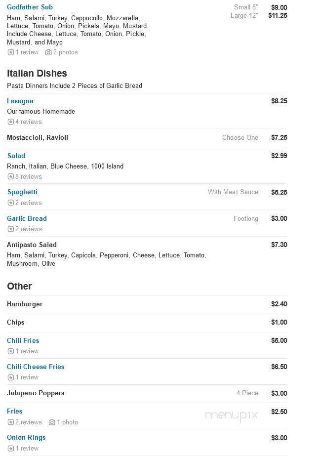 Avenue No 3 Pizza & Subs - Long Beach, CA menu_pic