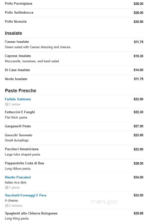 Ristorante Imperatore at Blue Bell - Ambler, PA menu_pic