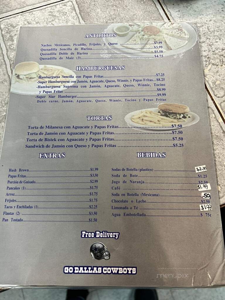 Martha's Cafe - El Paso, TX menu_pic