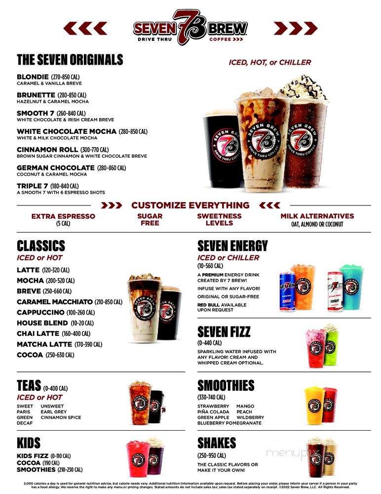 7 Brew Coffee - Lincoln, NE menu_pic