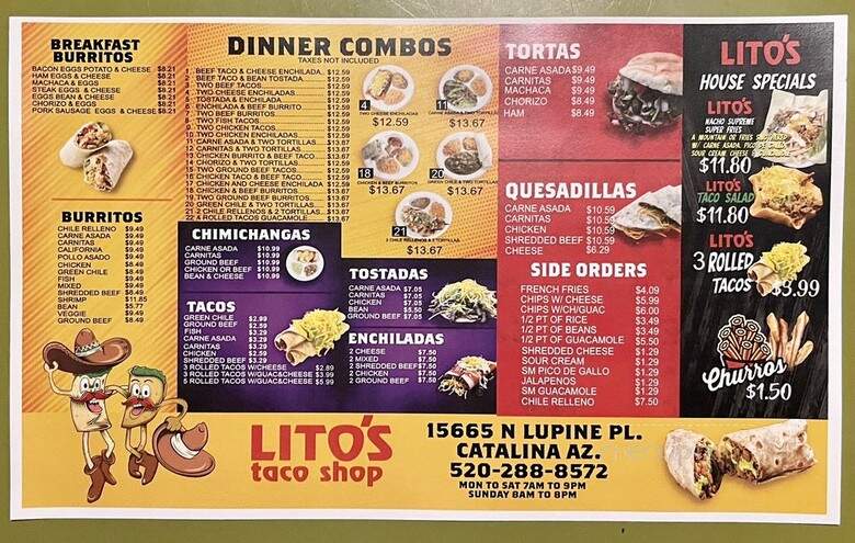 Lito's Taco Shop - Catalina, AZ