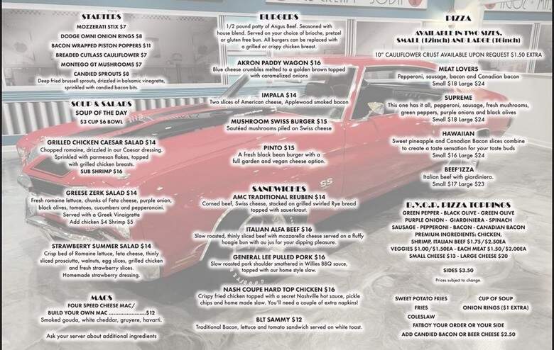 Aces Garage Bar & Grill - Minooka, IL menu_pic
