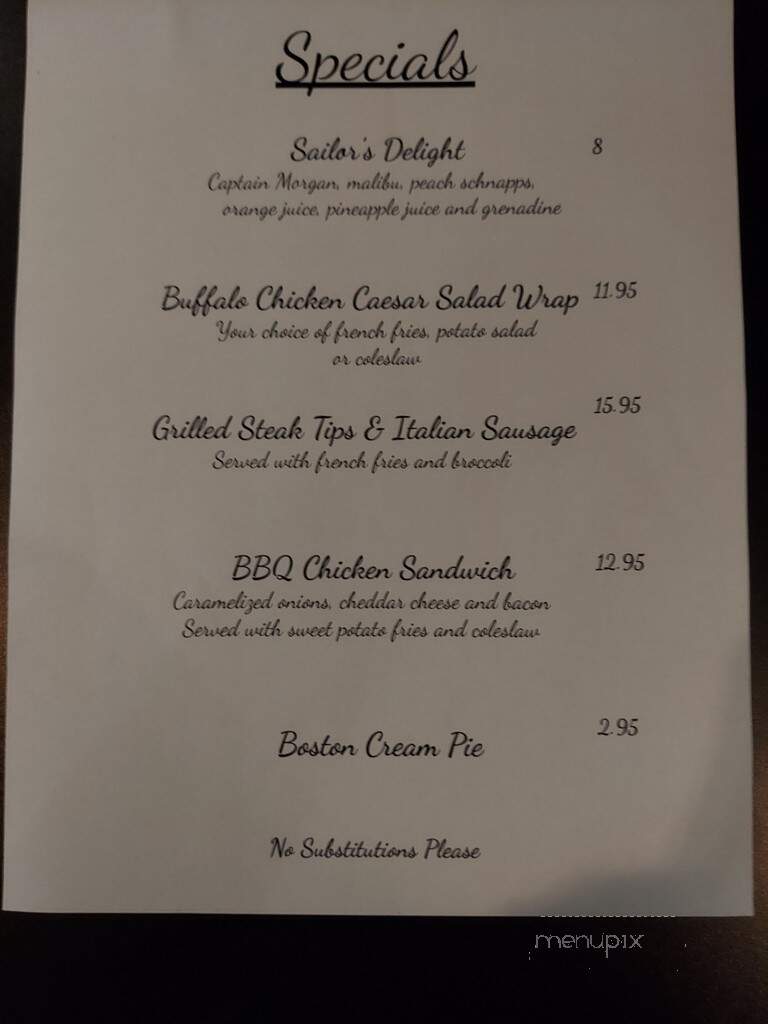 The Skybox Restaurant & Sports Bar - Tewksbury, MA menu_pic