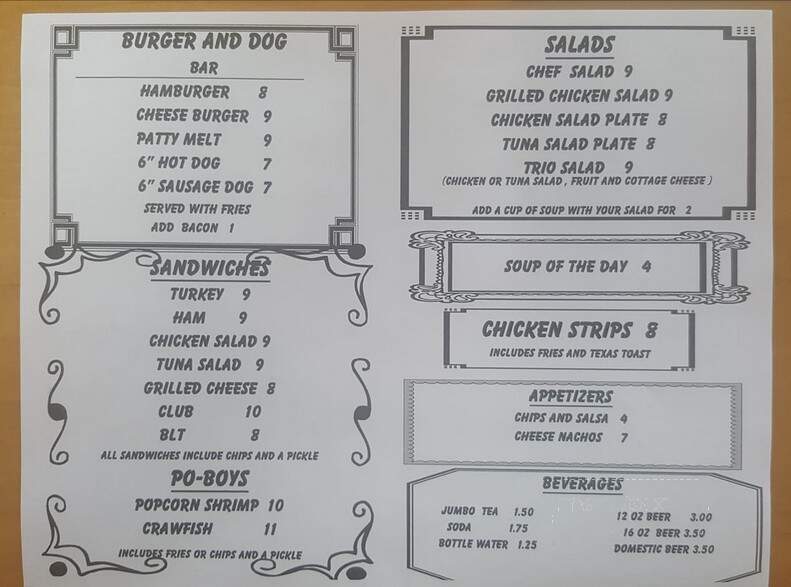 Fillin Station Donut and Deli Cafe - Kilgore, TX menu_pic