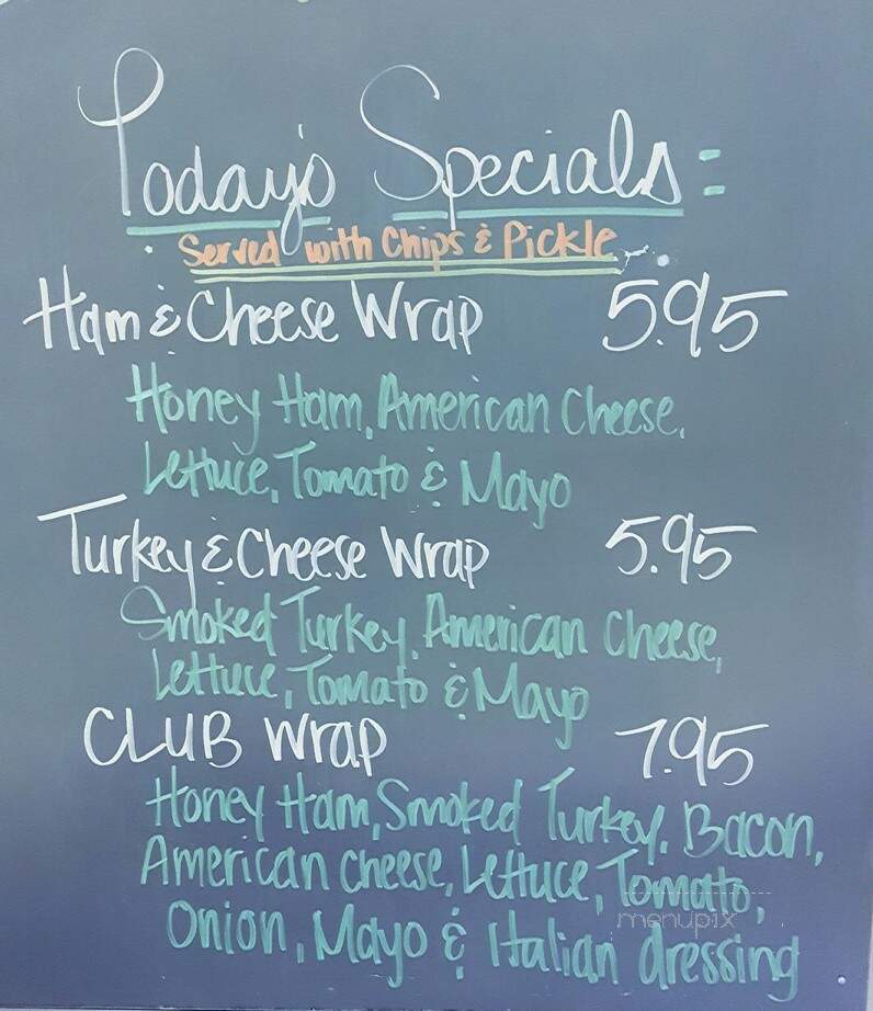 Swing Bridge Pizza Co. - Little River, SC menu_pic