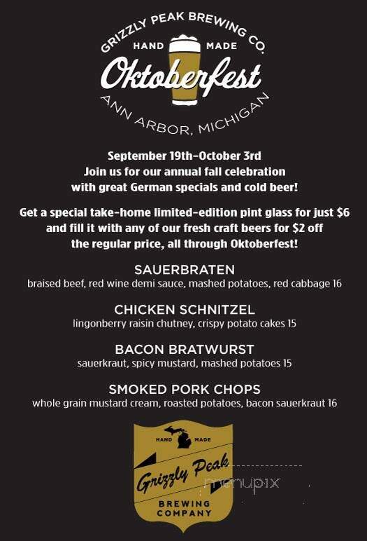 Old German - Ann Arbor, MI menu_pic