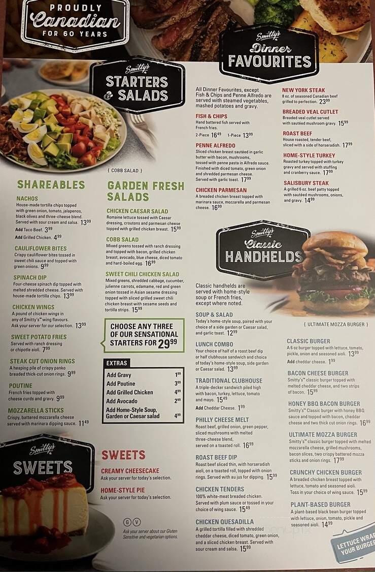 Smitty's Family Restaurant - Whitecourt, AB menu_pic