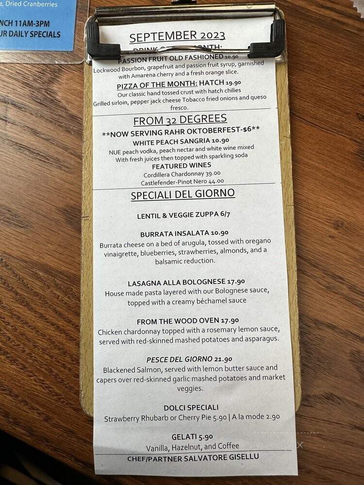Upper Crust Pizza - Plano, TX menu_pic