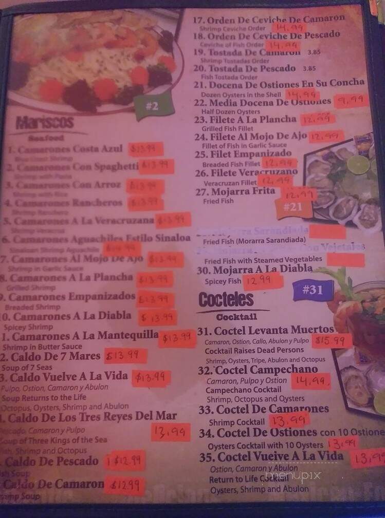 San Luis Restaurant - Omaha, NE menu_pic