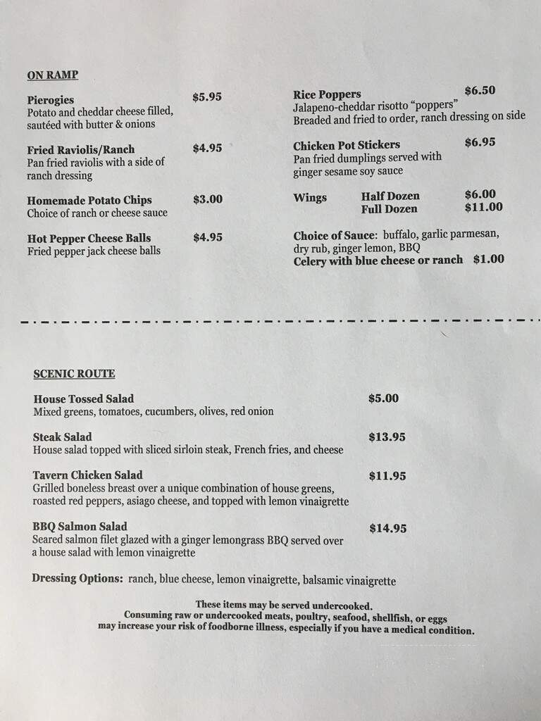 Tavern 51 - Pittsburgh, PA menu_pic