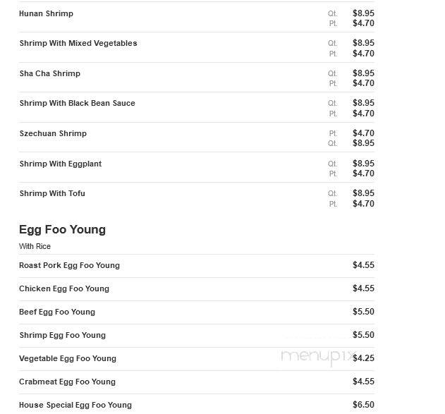 China Fun 1 Chinese Restaurant - Ozone Park, NY menu_pic