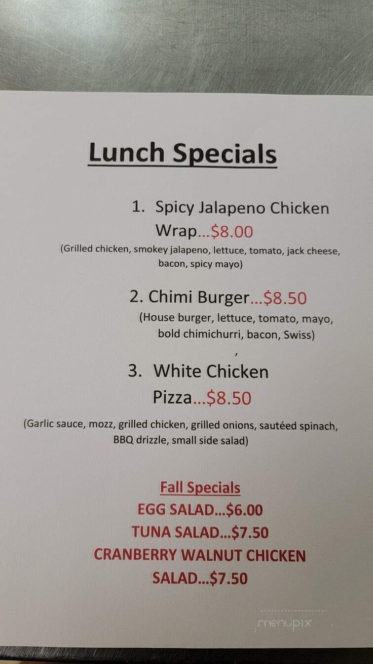 Summit Cafe - Cleveland, OH menu_pic