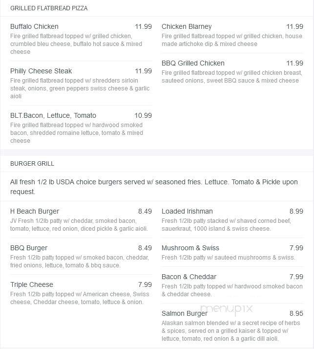 Irish Tavern - Waterford, MI menu_pic