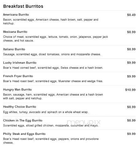 Flory's on the Run Mobil North & Taconic Deli - Hopewell Junction, NY menu_pic