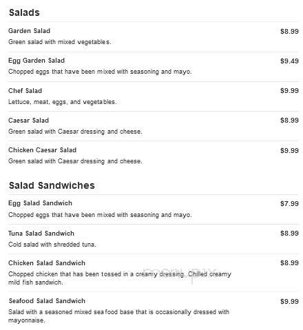 Flory's on the Run Mobil North & Taconic Deli - Hopewell Junction, NY menu_pic