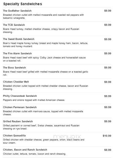 Flory's on the Run Mobil North & Taconic Deli - Hopewell Junction, NY menu_pic